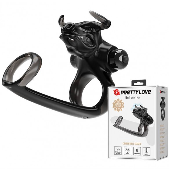 PRETTY LOVE - Bull Warrior Vibrating Penis Ring